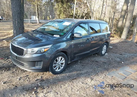 2015 Kia Sedona Lx z USA, uszkodzony, nr VIN KNDMB5C1XF6065635